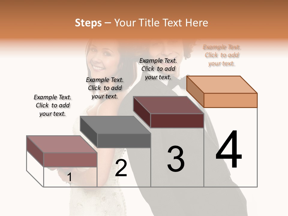 Groom Smiling Adorable PowerPoint Template