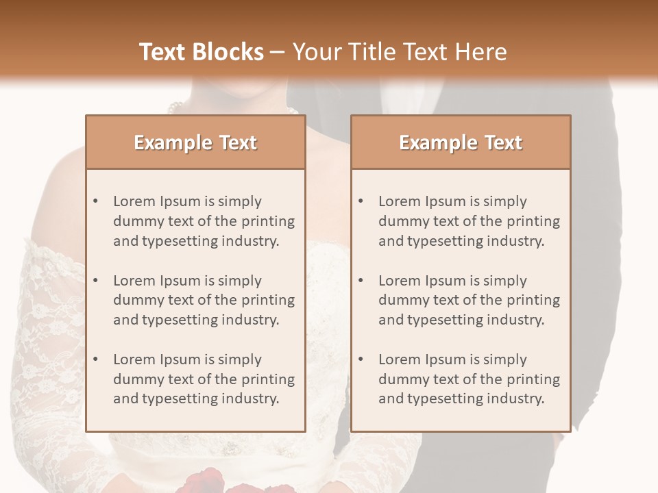 Woman Behind Attractive PowerPoint Template