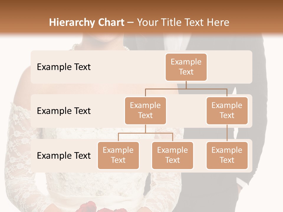 Woman Behind Attractive PowerPoint Template
