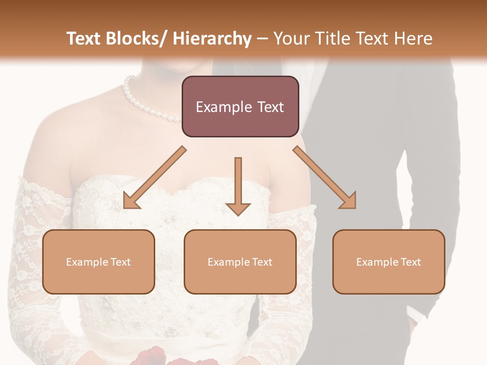 Woman Behind Attractive PowerPoint Template