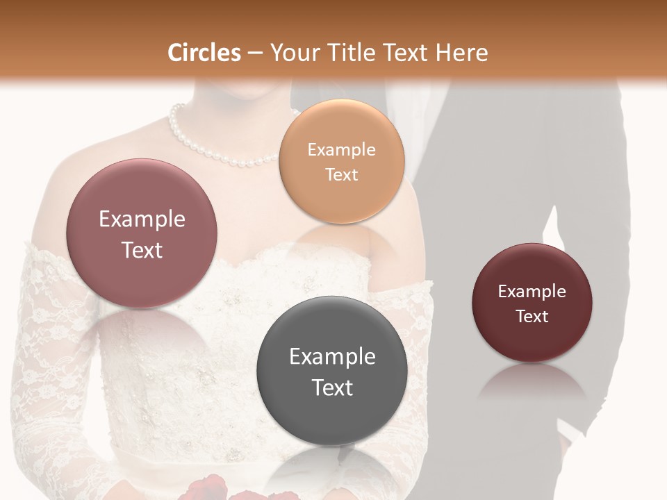 Woman Behind Attractive PowerPoint Template