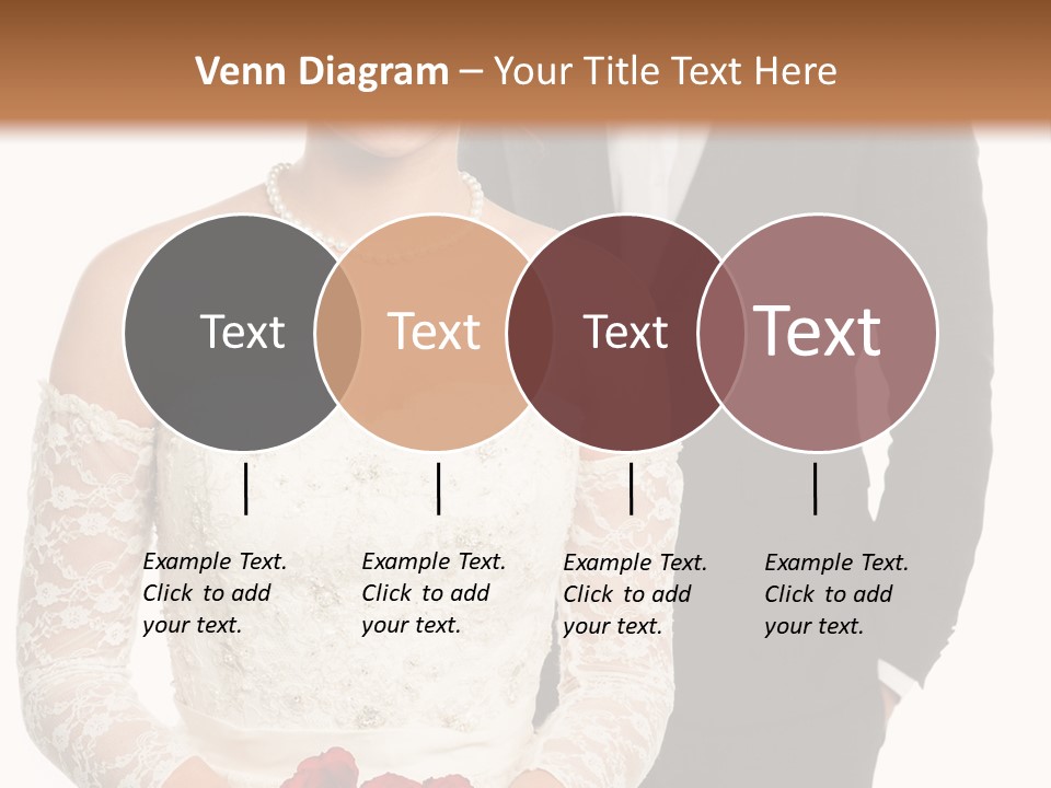 Woman Behind Attractive PowerPoint Template