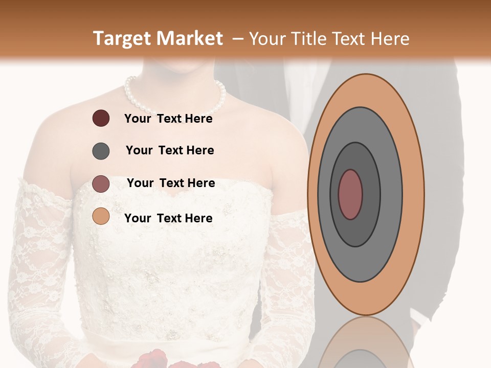 Woman Behind Attractive PowerPoint Template