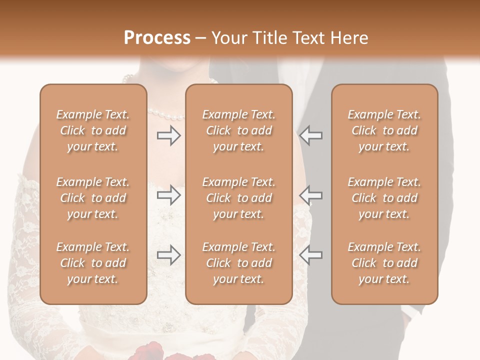 Woman Behind Attractive PowerPoint Template