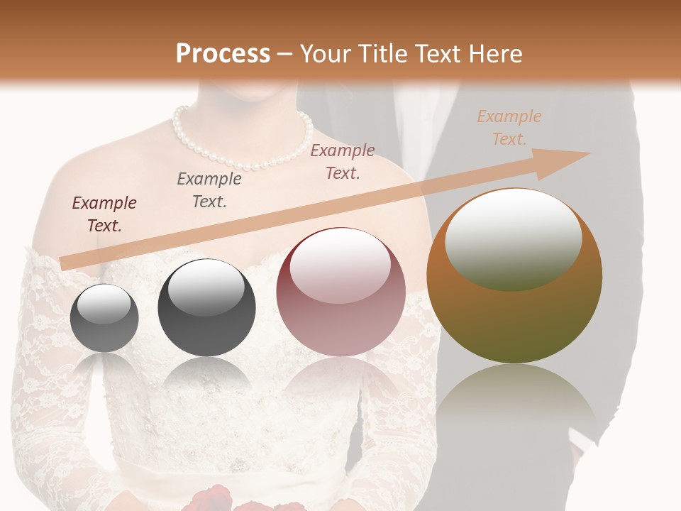 Woman Behind Attractive PowerPoint Template