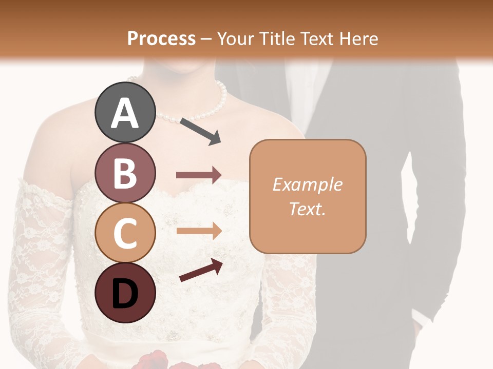 Woman Behind Attractive PowerPoint Template