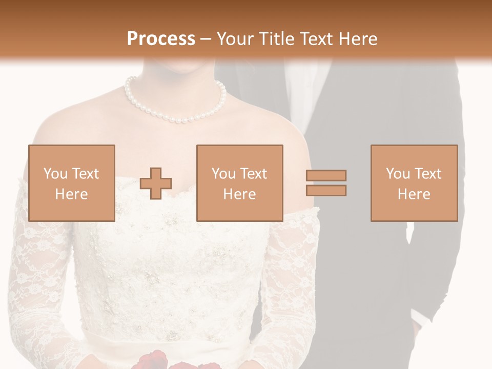 Woman Behind Attractive PowerPoint Template