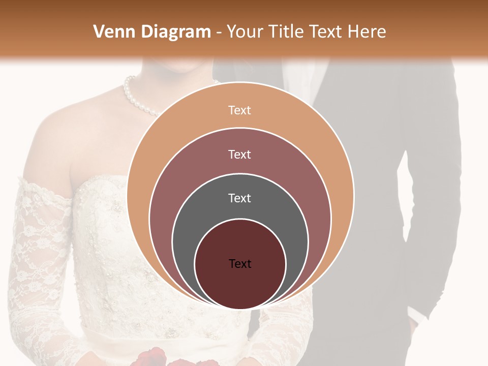 Woman Behind Attractive PowerPoint Template