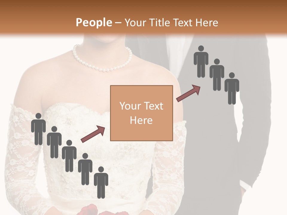 Woman Behind Attractive PowerPoint Template