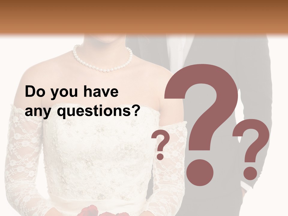 Woman Behind Attractive PowerPoint Template