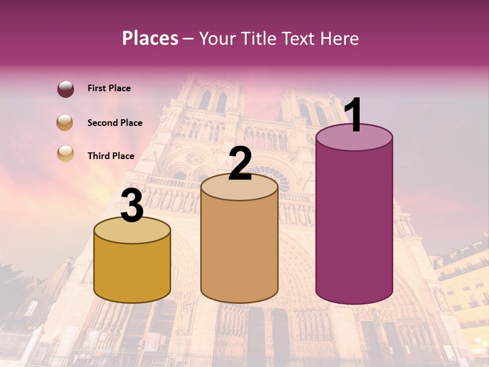 Daybreak Bell Tower Chandelier PowerPoint Template