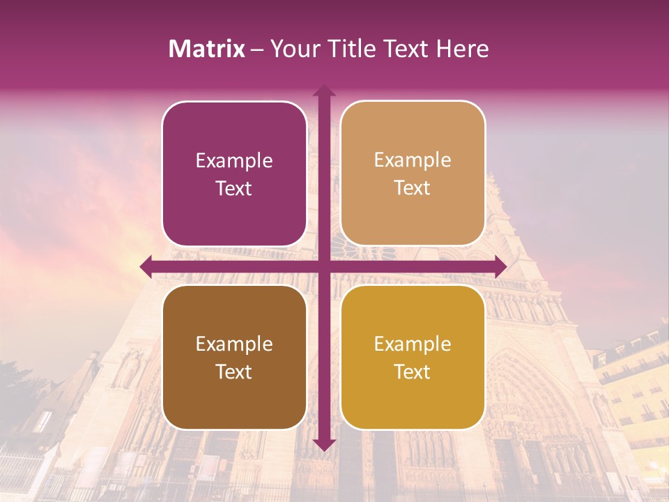 Daybreak Bell Tower Chandelier PowerPoint Template