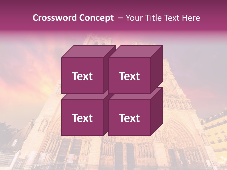 Daybreak Bell Tower Chandelier PowerPoint Template