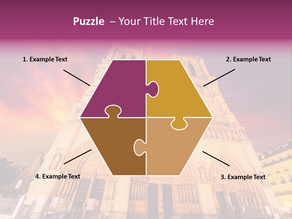 Daybreak Bell Tower Chandelier PowerPoint Template