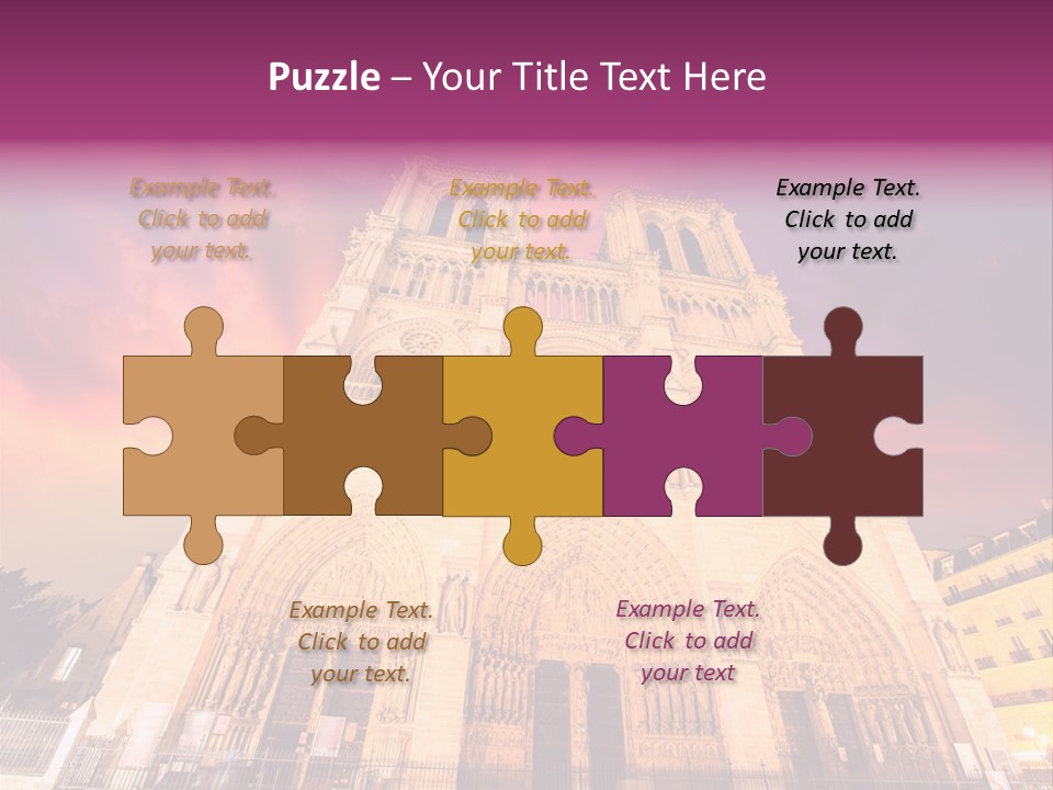 Daybreak Bell Tower Chandelier PowerPoint Template