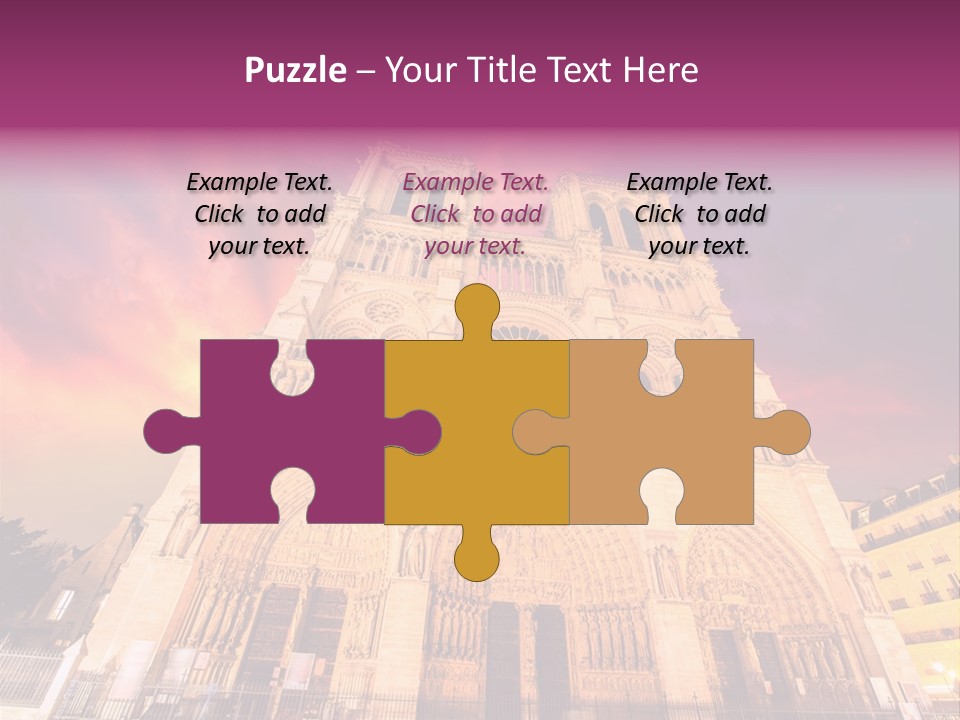 Daybreak Bell Tower Chandelier PowerPoint Template