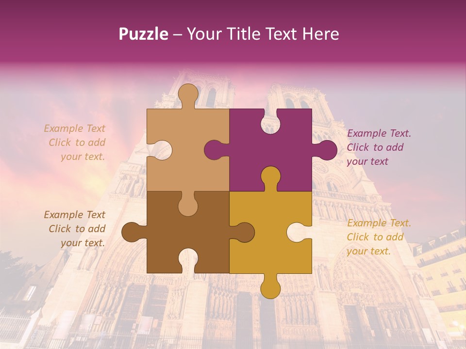 Daybreak Bell Tower Chandelier PowerPoint Template