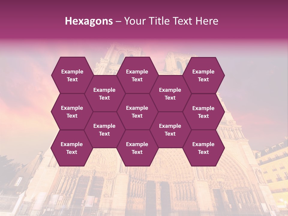 Daybreak Bell Tower Chandelier PowerPoint Template