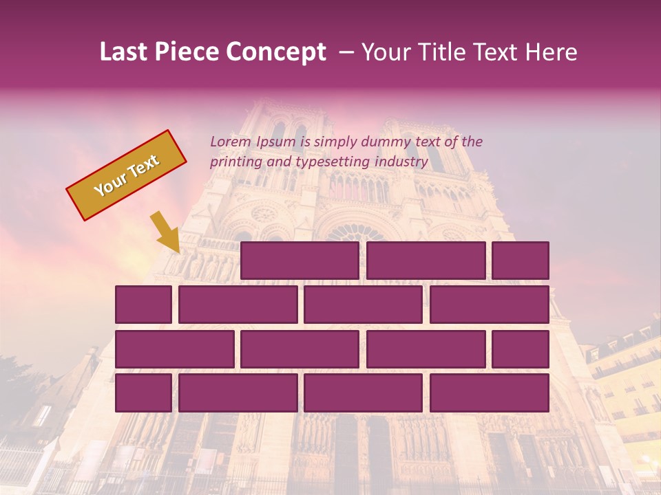 Daybreak Bell Tower Chandelier PowerPoint Template