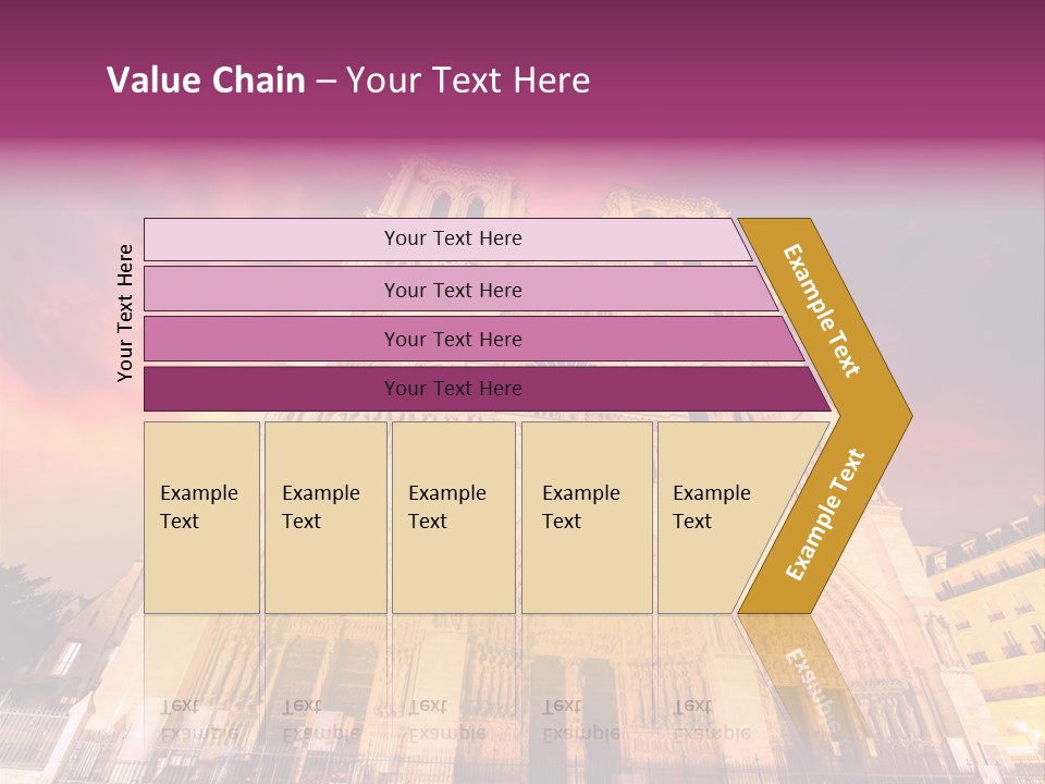 Daybreak Bell Tower Chandelier PowerPoint Template