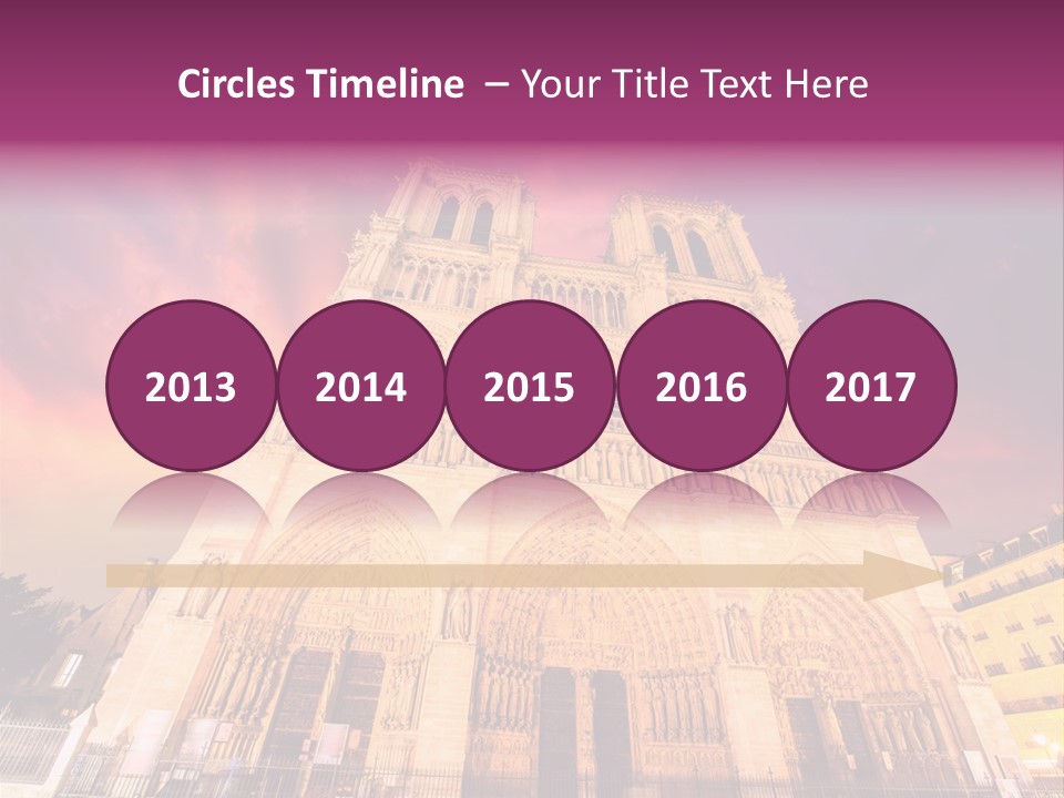 Daybreak Bell Tower Chandelier PowerPoint Template