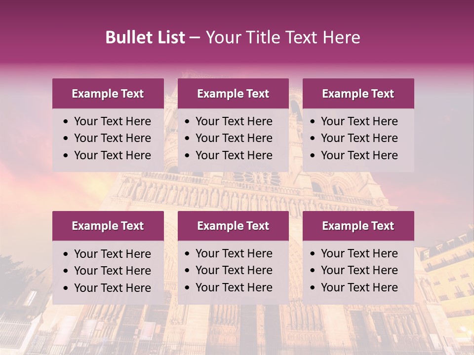 Daybreak Bell Tower Chandelier PowerPoint Template