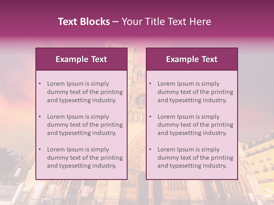 Daybreak Bell Tower Chandelier PowerPoint Template