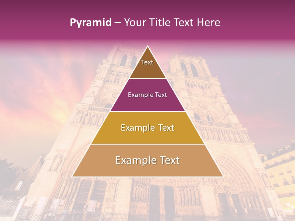 Daybreak Bell Tower Chandelier PowerPoint Template