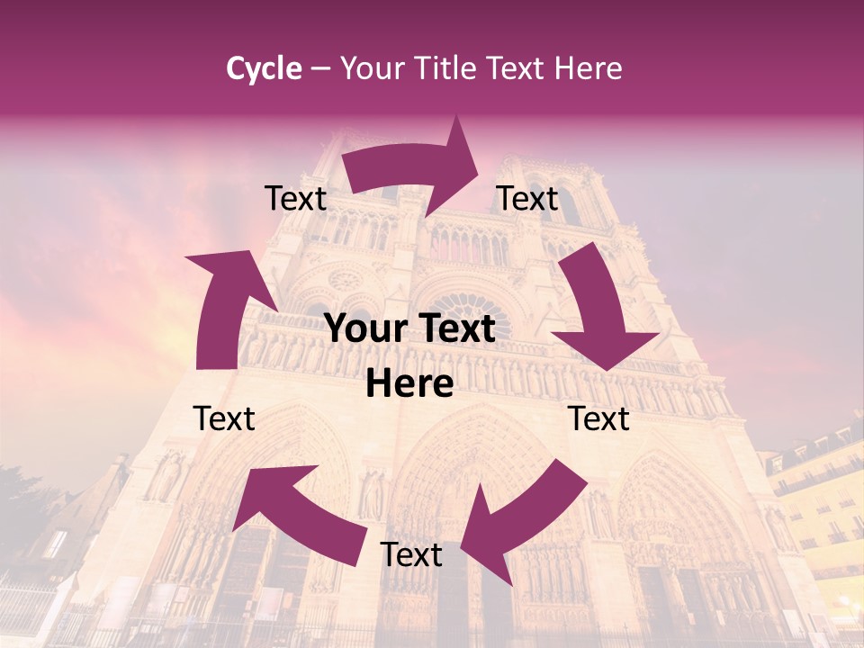 Daybreak Bell Tower Chandelier PowerPoint Template