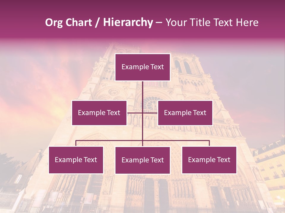 Daybreak Bell Tower Chandelier PowerPoint Template