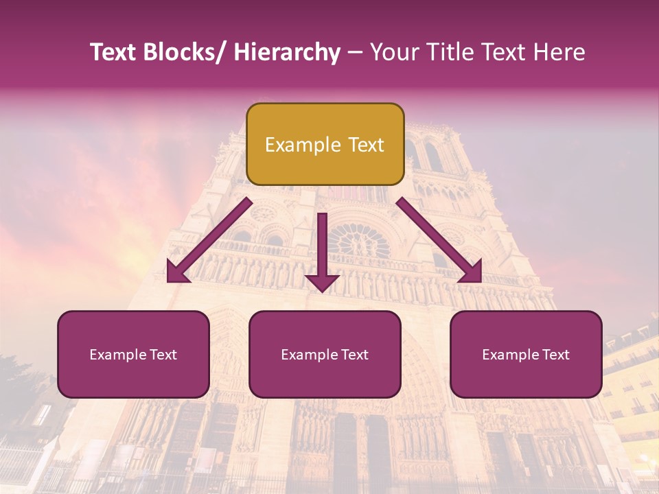 Daybreak Bell Tower Chandelier PowerPoint Template