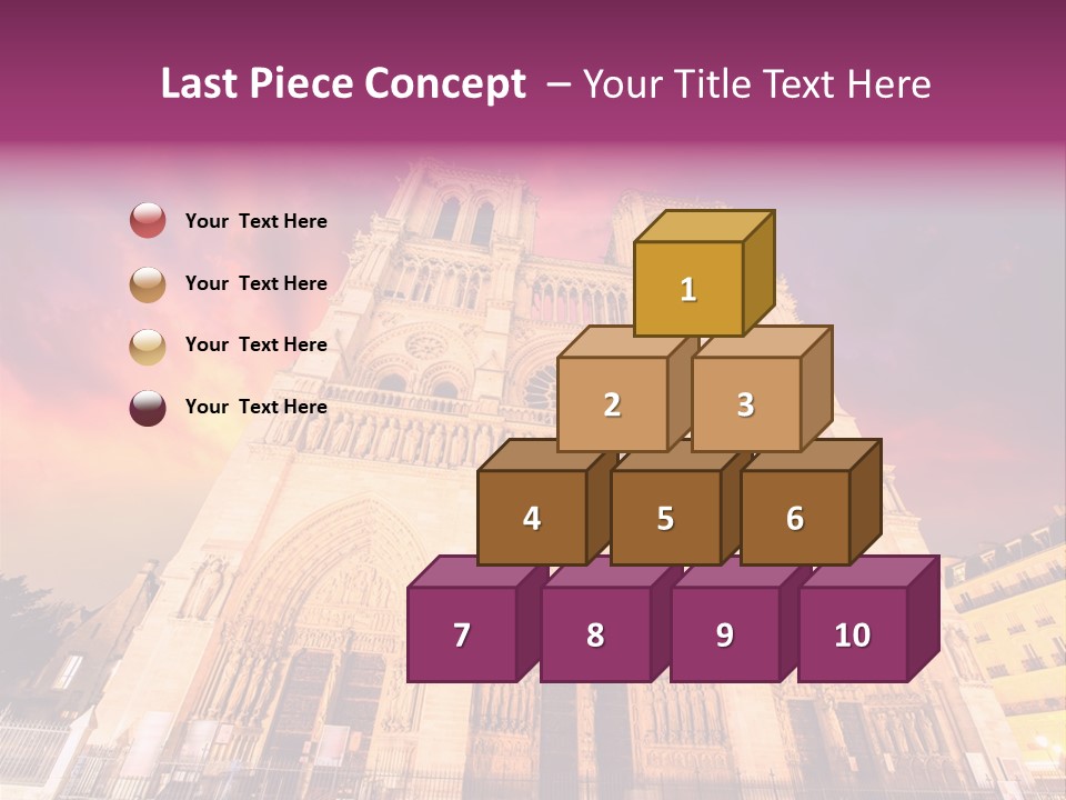 Daybreak Bell Tower Chandelier PowerPoint Template