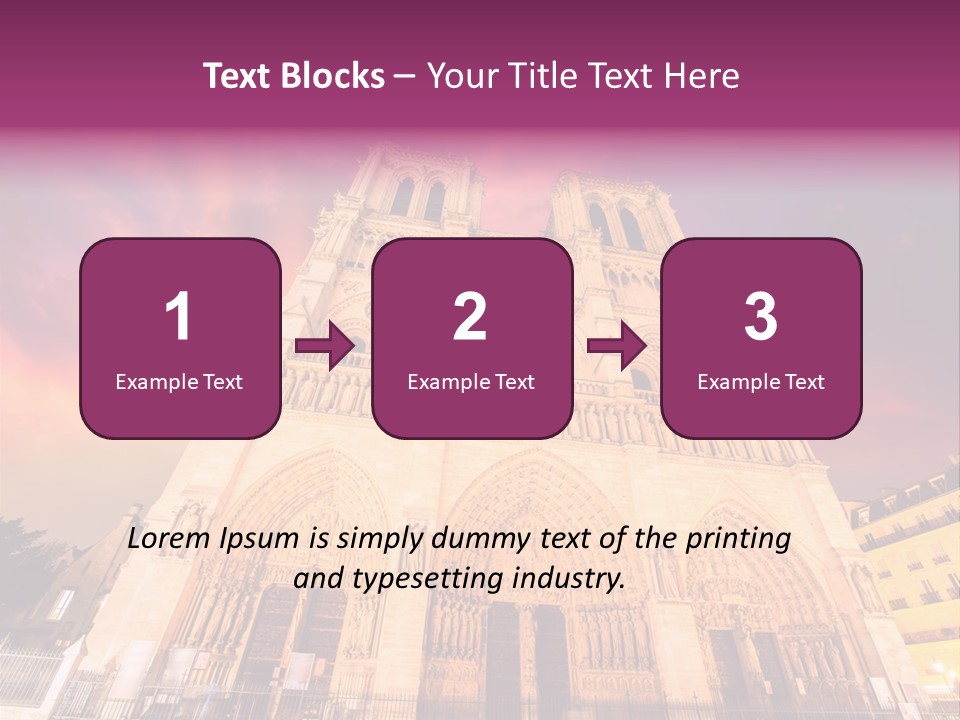 Daybreak Bell Tower Chandelier PowerPoint Template