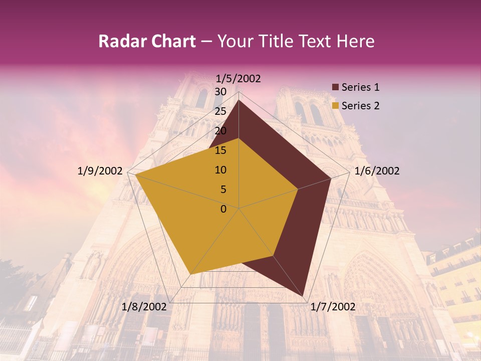 Daybreak Bell Tower Chandelier PowerPoint Template