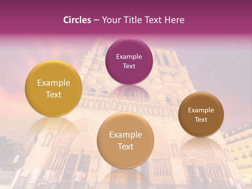 Daybreak Bell Tower Chandelier PowerPoint Template