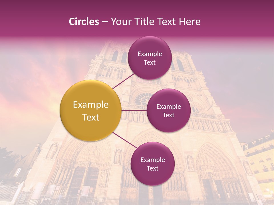 Daybreak Bell Tower Chandelier PowerPoint Template