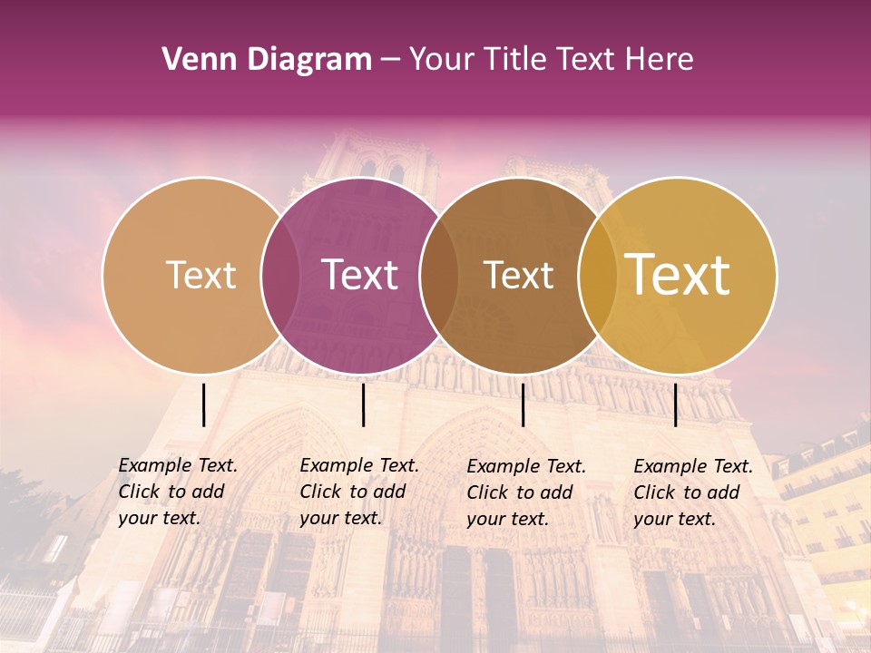 Daybreak Bell Tower Chandelier PowerPoint Template