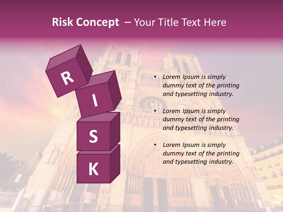 Daybreak Bell Tower Chandelier PowerPoint Template