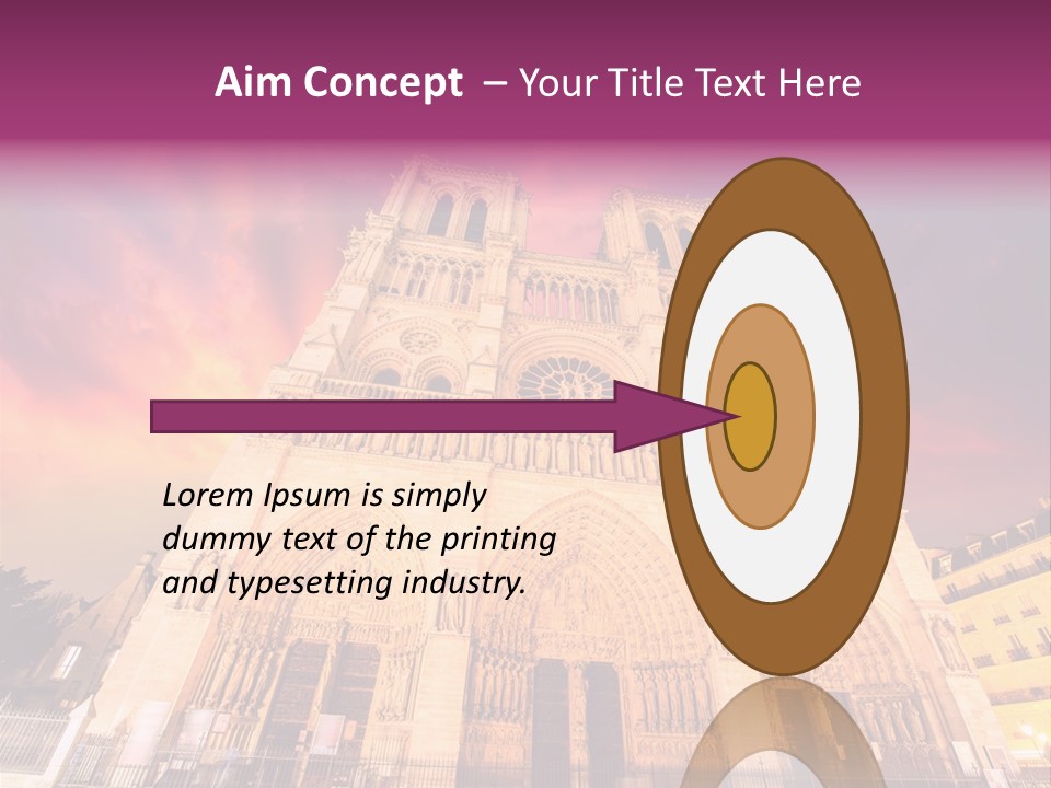 Daybreak Bell Tower Chandelier PowerPoint Template