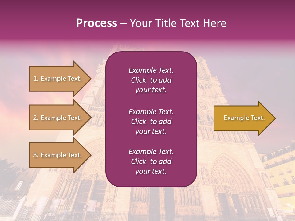 Daybreak Bell Tower Chandelier PowerPoint Template