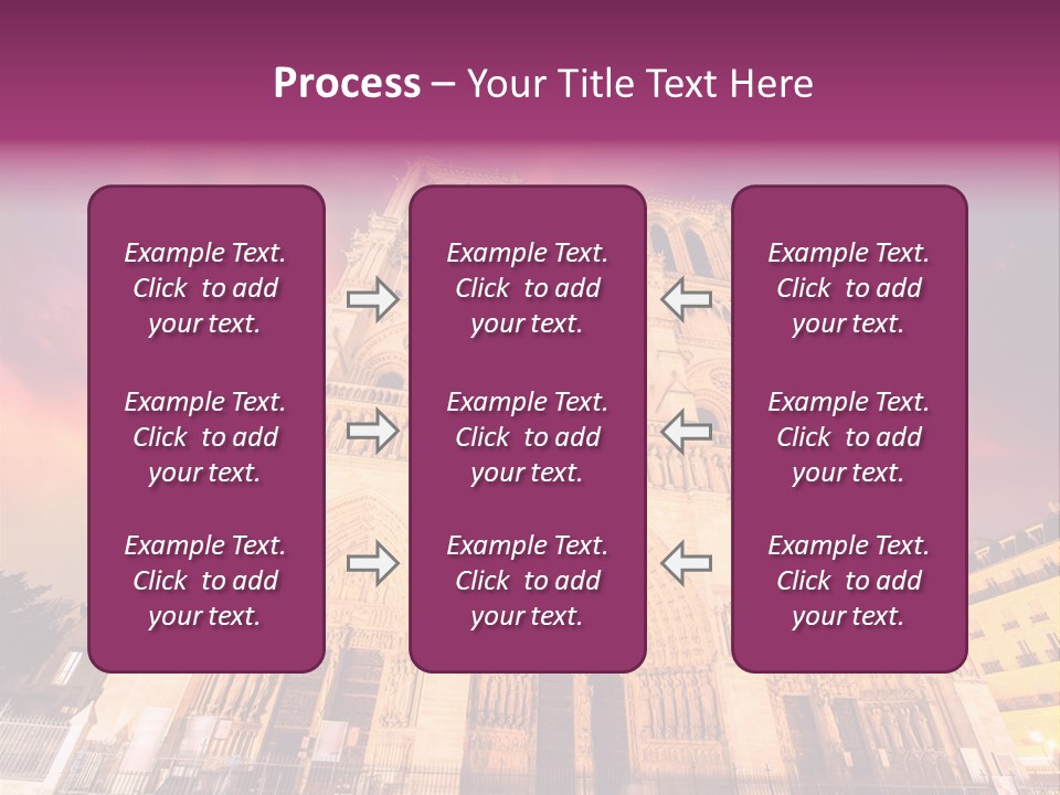 Daybreak Bell Tower Chandelier PowerPoint Template