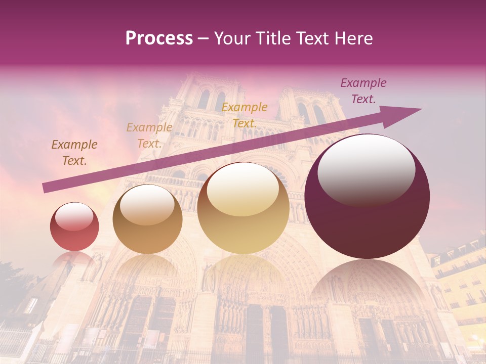 Daybreak Bell Tower Chandelier PowerPoint Template