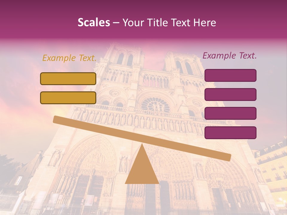 Daybreak Bell Tower Chandelier PowerPoint Template