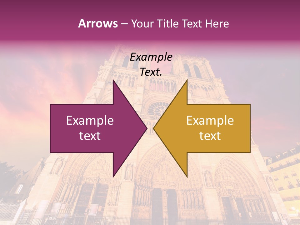 Daybreak Bell Tower Chandelier PowerPoint Template