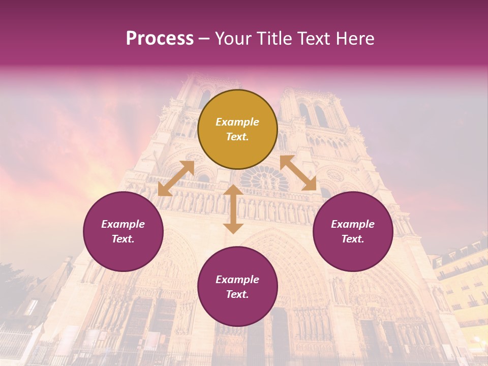 Daybreak Bell Tower Chandelier PowerPoint Template