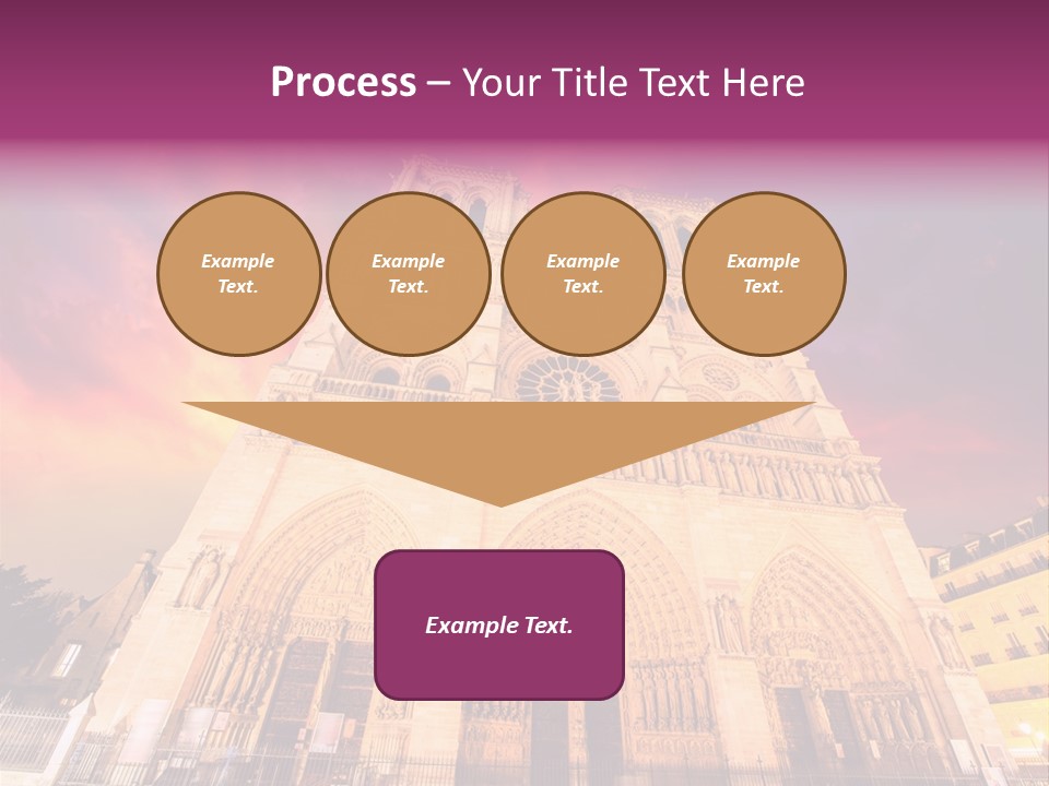 Daybreak Bell Tower Chandelier PowerPoint Template