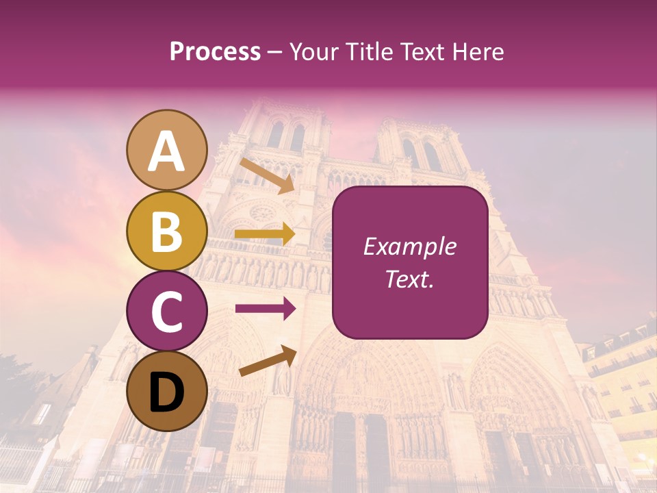 Daybreak Bell Tower Chandelier PowerPoint Template