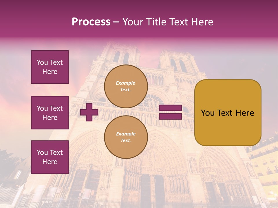 Daybreak Bell Tower Chandelier PowerPoint Template