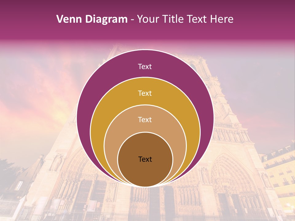 Daybreak Bell Tower Chandelier PowerPoint Template
