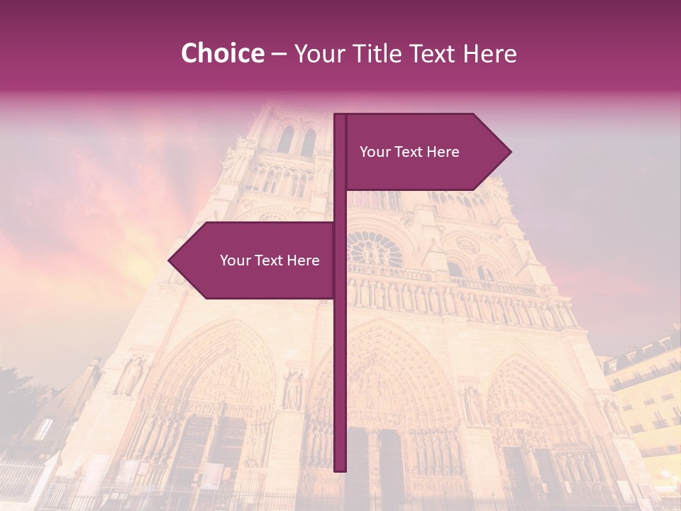 Daybreak Bell Tower Chandelier PowerPoint Template